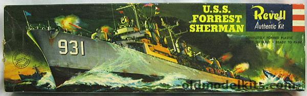 Revell 1/320 DD-931 USS Forrest Sherman Destroyer - 'S' Issue, H352-169 plastic model kit